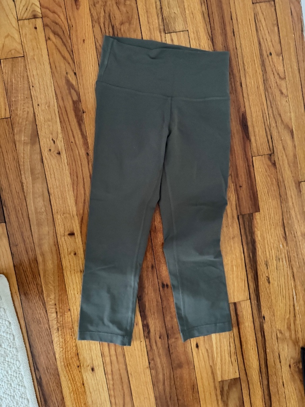 Lululemon Army Green Leggings